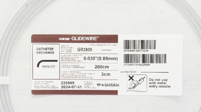 Terumo GA35263A Radifocus GLIDEWIRE Cath. Exchange 0.035inch x 260cm x 3cm (x)